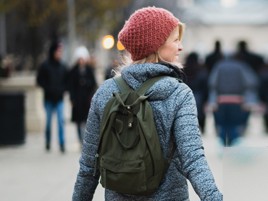 picture of a person with a rucksack