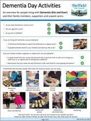 Dementia Day Activities leaflet