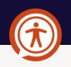 Red circle with a figure of a person in it