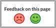 picture of the feedback buttons