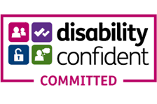 Disability confident committed logo