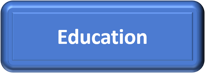 Blue rectangle with white text that says education